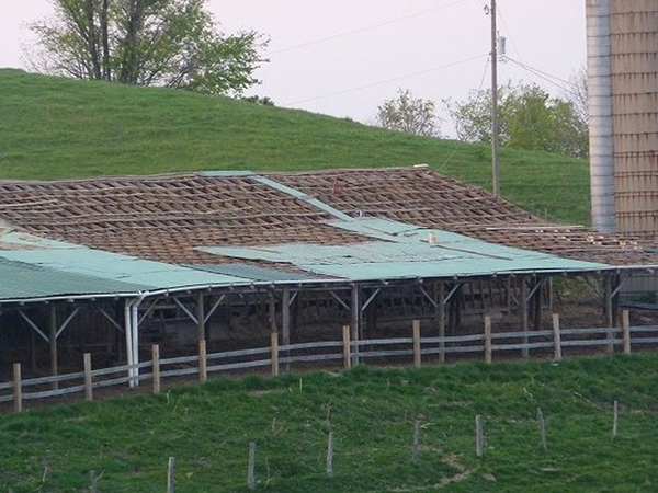 Barn roof repair