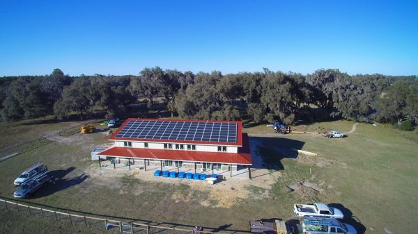 103 solar panels will power ISCOWP center 600